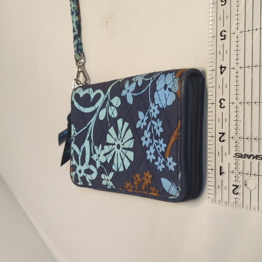 Vera Bradley Grab & Go Wristlet Wallet Java Floral 2016 Retired - Picture 5 of 7
